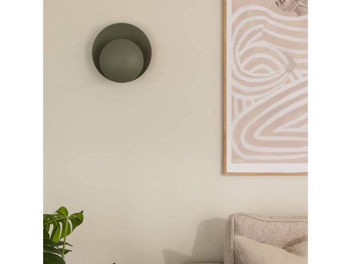 Globen Lighting Wandleuchte ORBIT, grün, für Wohn- / Esszimmer, Metall, Modern