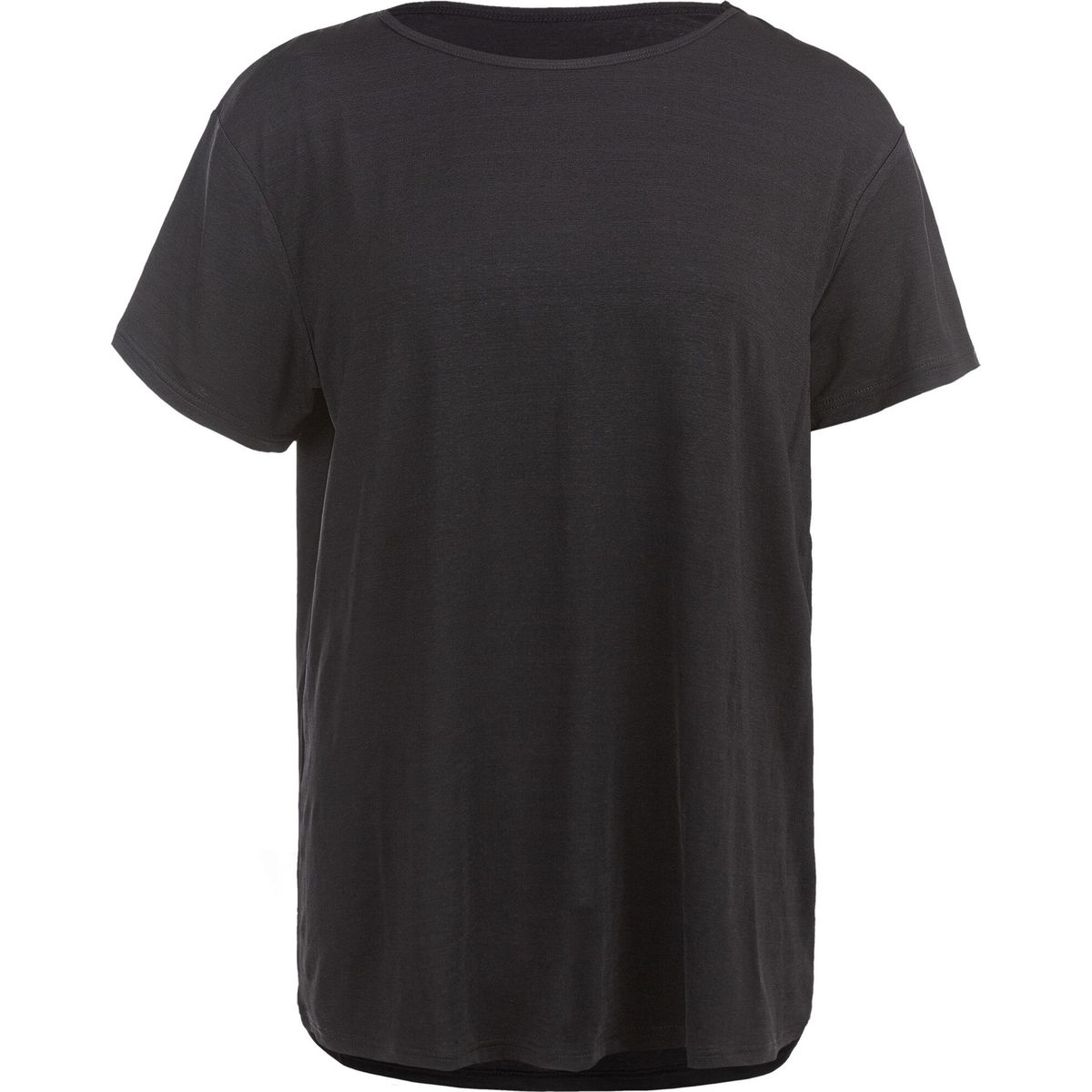 Athlecia Lizzy W Slub Short Sleeve Tee black melange (1111) 44 EA201291-1111-44