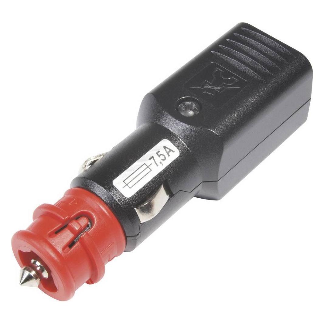ProCar Universalstecker NG 7.5A mit zwangsgeführter Zugentlastung, mit Sicherung (67764000)