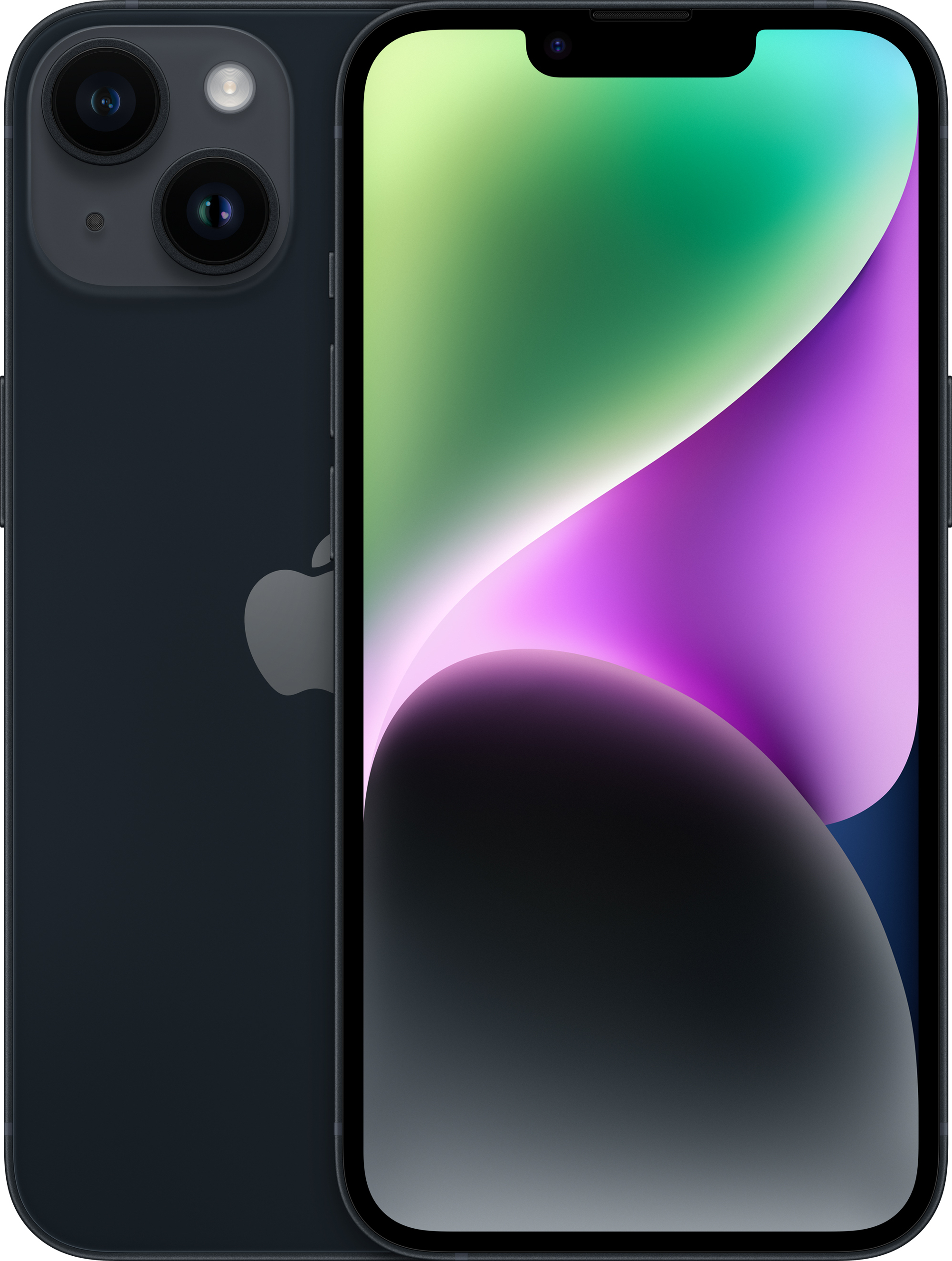 APPLE iPhone 14, Speicher: 256GB, Farbe: midnight, 15,4 cm Display