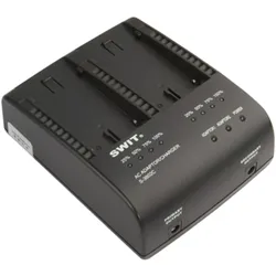 Swit S-3602C 2x2A DV charger compatible to Canon BP series (Kamera Akku Ladegerät), Kamera Stromversorgung, Schwarz