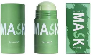 Inspired Finds Green Tea Cleansing Mask Stick Deep Pore Green Tea Face Mask Oil Control Moisturizing Blackhead Care green Tea