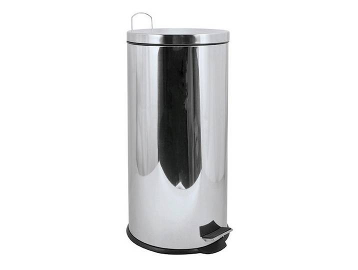 Spirella Treteimer, Silberfarben, Kunststoff, 30 l, 29.5x63.5x29.5 cm, Haushalt & Reinigung, Reinigung, Mülleimer & Abfallsammler