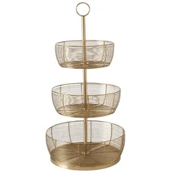 Etagere ENRICO (DH 36x70 cm) - gold - DH 36x70 cm