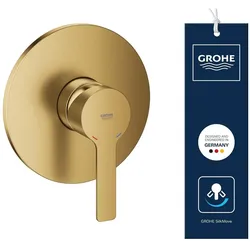 Grohe, Duscharmatur + Badewannenarmatur, Duscharmatur-Set mit linearem Design