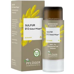 Sulfur D12 Globuli Pflüger 10 g