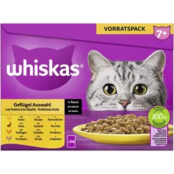 Whiskas Whiskas Multipack 7+ Geflügel Auswahl in Sauce 1x2.04 kg