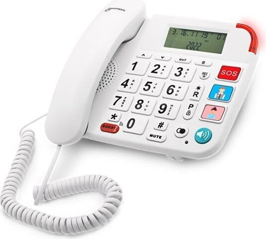 Geemarc DALLAS 20 Großtastentelefoon wit