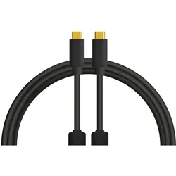 DJTechTools Chroma Cables USB-C to C Black (1 m), USB Kabel