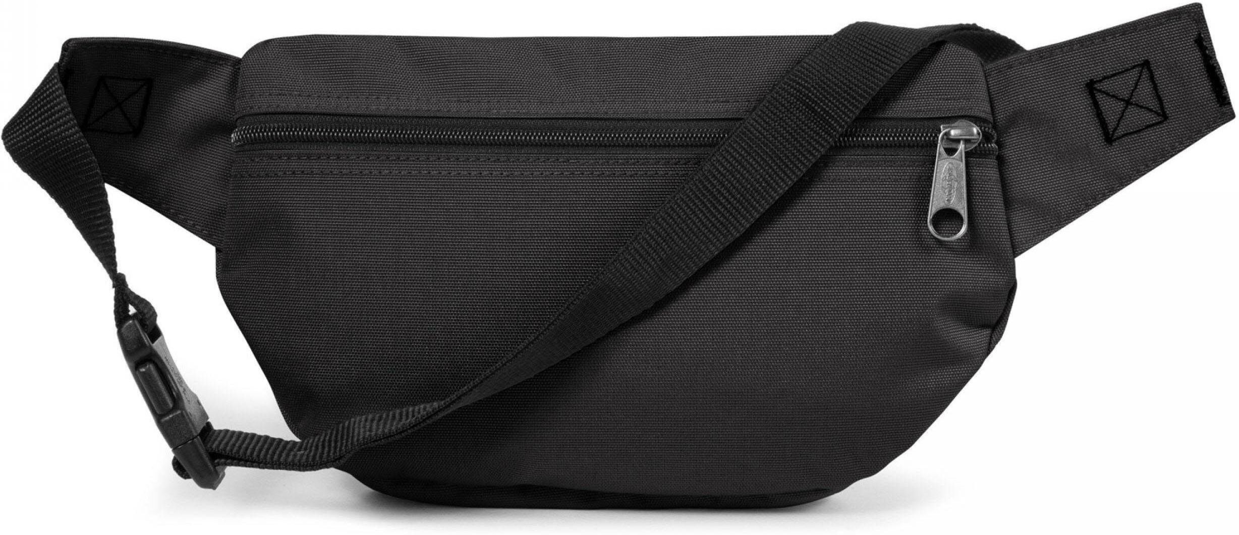 Bauchtasche EASTPAK "DOGGY BAG", Damen, Gr. B/H/T: 27cm x 18cm x 9cm, schwarz, Polyamid, Taschen Bauchtasche, Umhängetasche, Crossboday Bag mit Zwei-Wege Reissverschluss schwarz B/H/T: 27cm x 18cm x 9cm