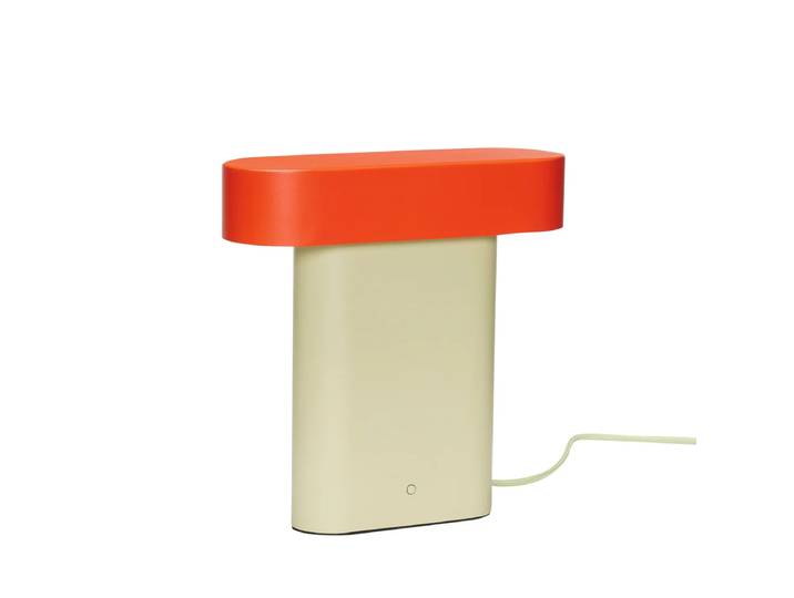 Hübsch Interior - Sleek LED Tischleuchte, grün / rot