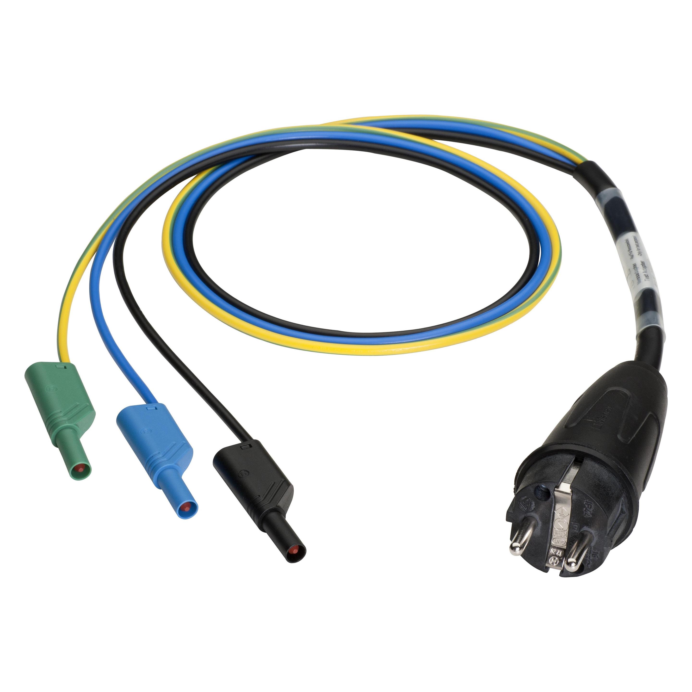Benning Schutzkontaktstecker/ shock-proof plug - 4 mm Stecker/ plug (044142)