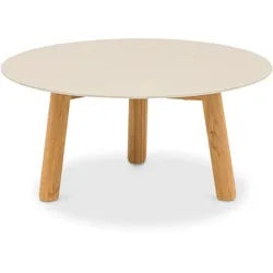 Haven niedriger Outdoor Coffee Tisch Mokka H 28 cm Ø 60 cm