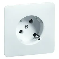 Peha Standard - Steckdose SCHUKO, reinweiß 45 Grad