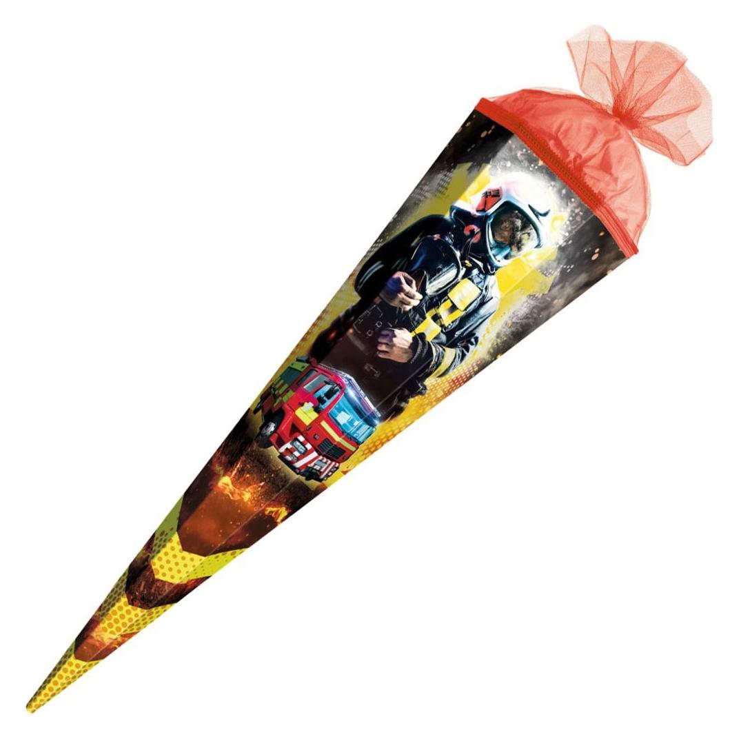 Roth Schultüte Feuerwehrmann 50cm eckig (50 cm, 1x) (69938128)