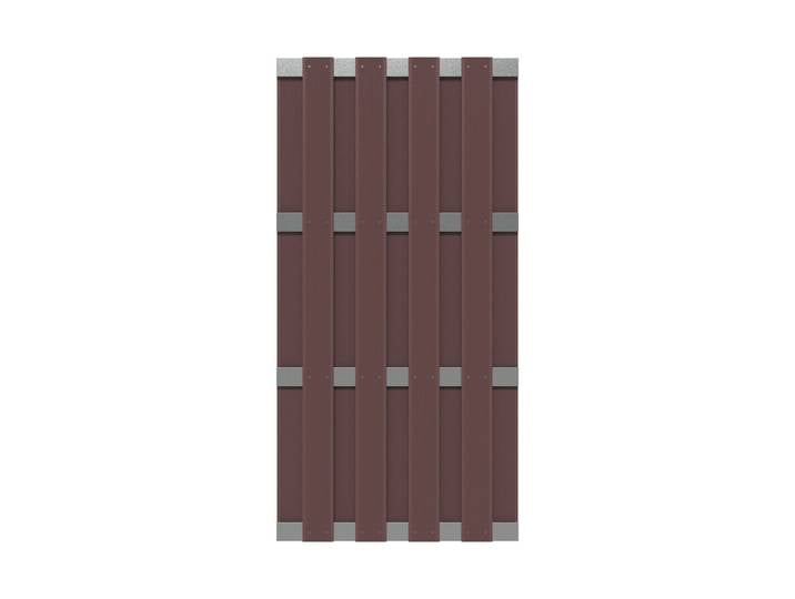 Halbelement Classic HPC Brown 180x90cm
