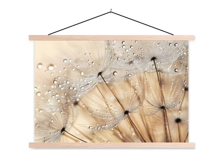 MuchoWow Poster Löwenzahn - Abstrakt - Natur - Beige 120x80 cm, Braun, Rechteckig, 120x80x0.15 cm, Bilder & Rahmen, Bilder, Sonstige Wandbilder