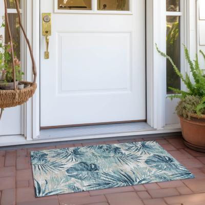 Addison Rugs Machine Washable Indoor/ Outdoor Coastal Palm Chantille Rug