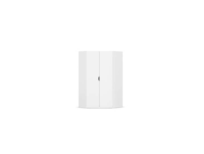 Rauch Möbel ALVARA, Eckschrank, Farbe Weiß, Breite 117 cm Eckkleiderschrank, 2-türig, Zubehör Basic, für Schlafzimmer, Kinderzimmer, Hauswirtschaftsraum, Garderobe, Flur