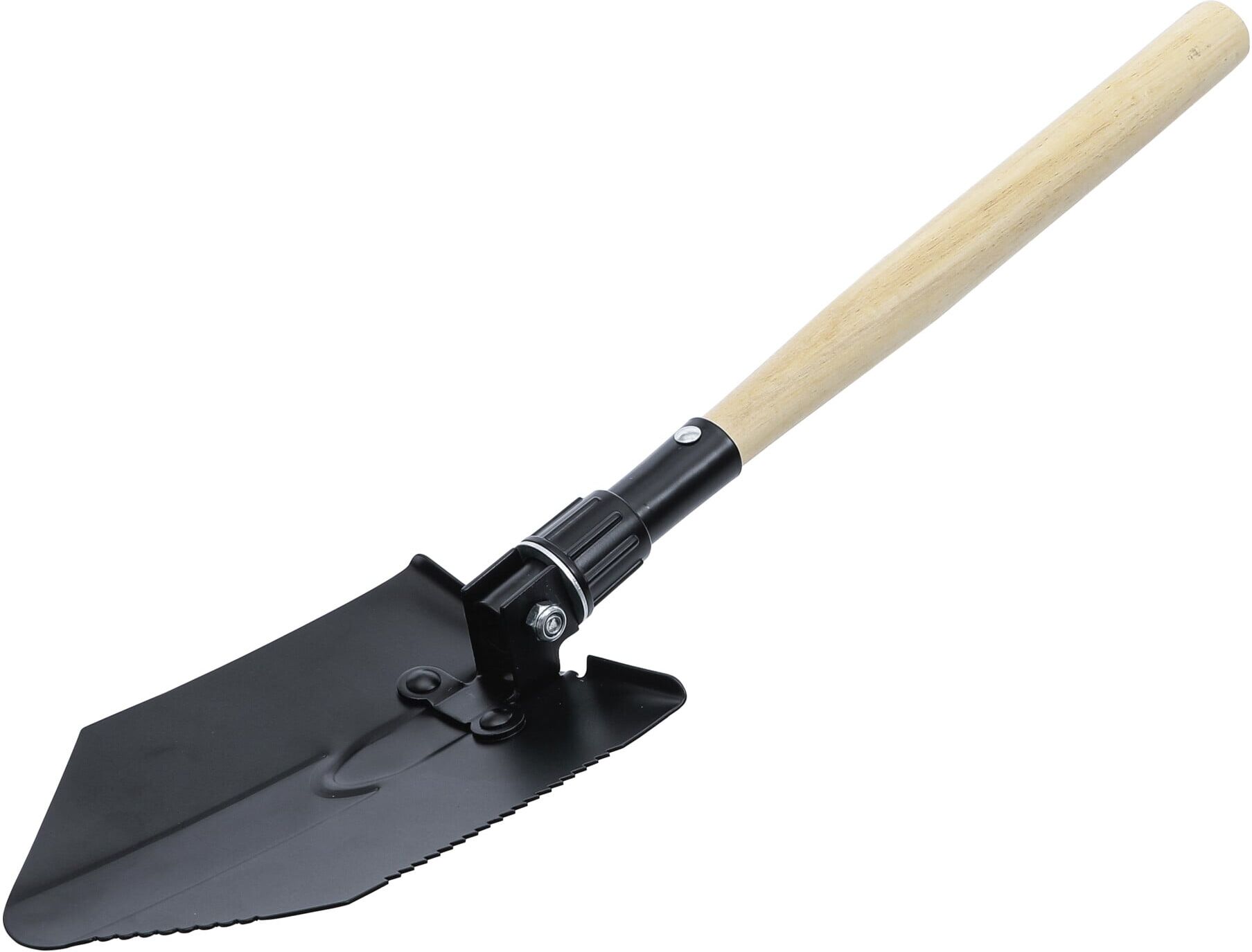 BGS technic Klappspaten aus Stahl Länge:625 mm, 2135)
