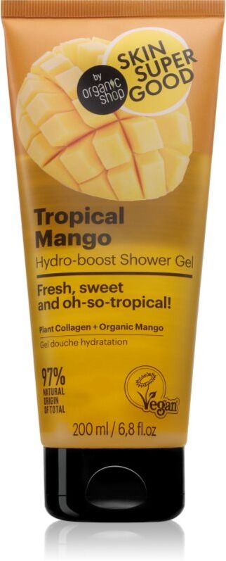 Organic Shop Skin Super Good Tropical Mango gel de douche à l'huile de mangue 200 ml