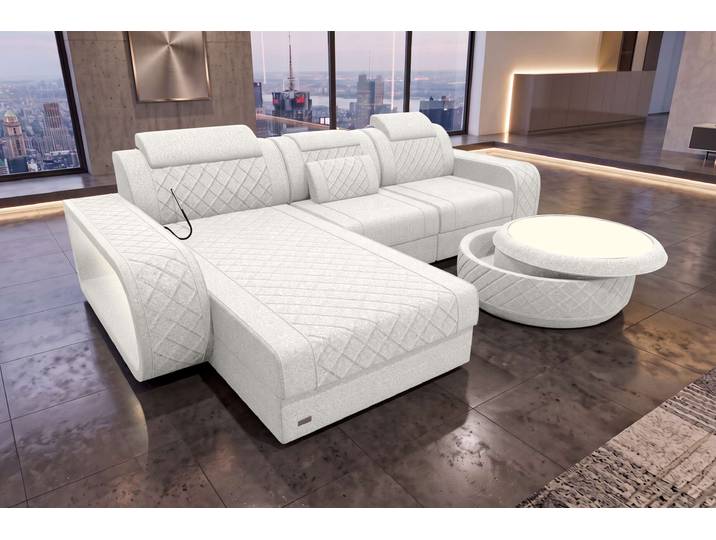 Ecksofa Berlin L Form Stoffsofa