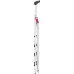 Hailo, Leiter + Gerüst, L60 StandardLine, Alu-Sicherheits-Stehleiter, 5 Stufen (Stehleiter, 168 cm)