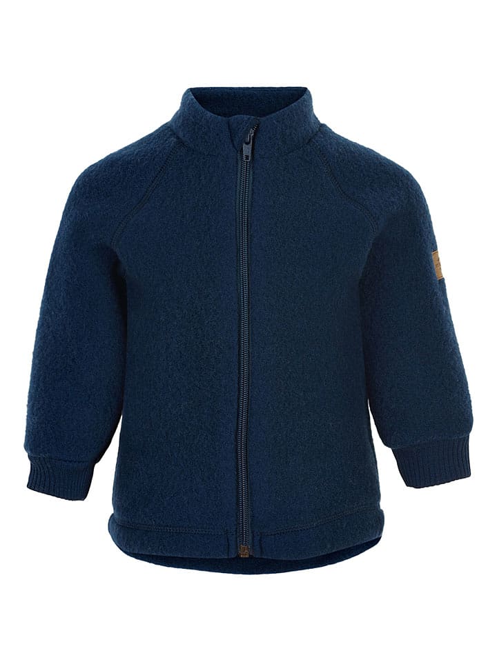mikk-line Wolljacke in Dunkelblau - 110