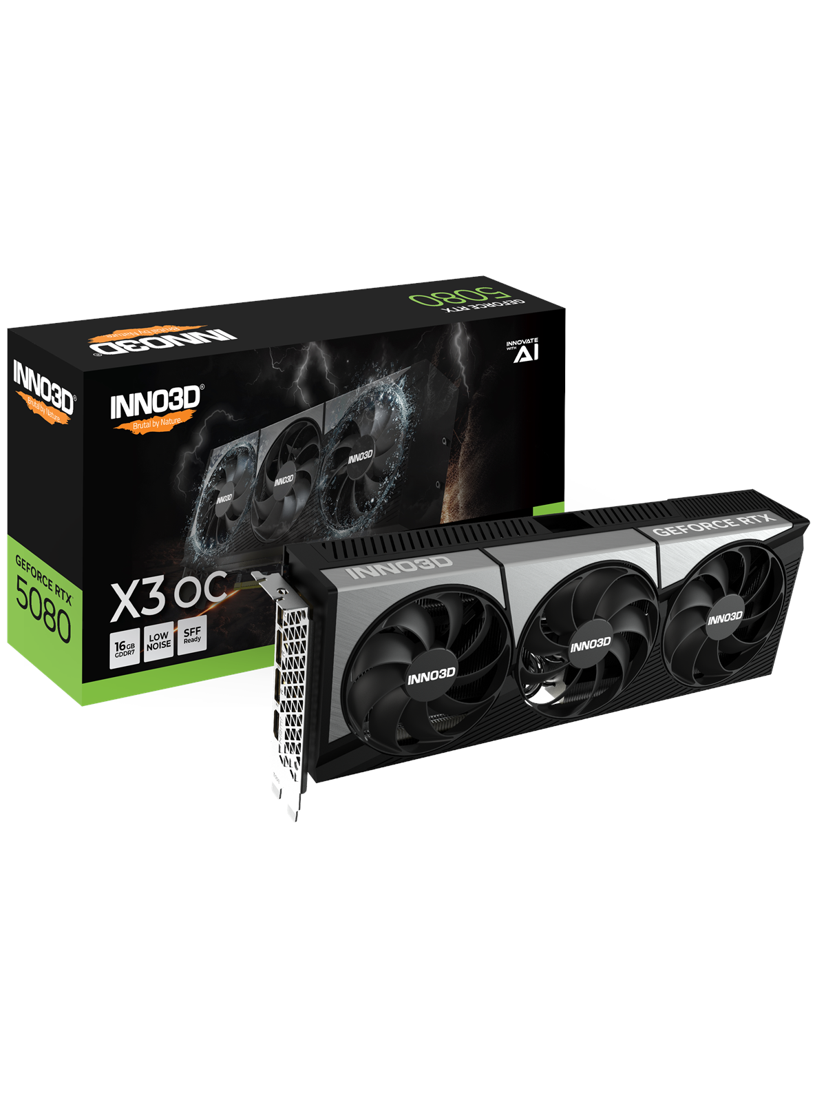 Inno3D GeForce RTX 5080 X3 OC - 16GB GDDR7 RAM - Grafikkarte