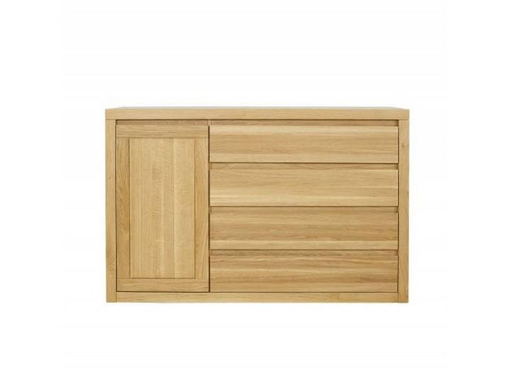 JVmoebel Kommode Echtholzschrank in natürlicher Farbgebung mit elegantem Design (1 St), Made in Europa
