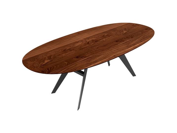 WILLISAU SWITZERLAND Tisch Linea Nussbaum Nussbaum geölt Massivholz B 240 T 110 cm - Tisch