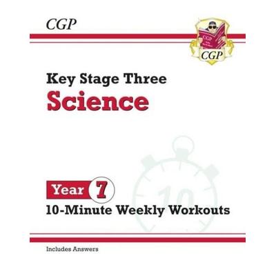 KS3 Year 7 Science 10-Minute Weekly Workouts (includes answers), Taschenbuch von Cgp Books, CGP Books, 978-1-83774-117-5
