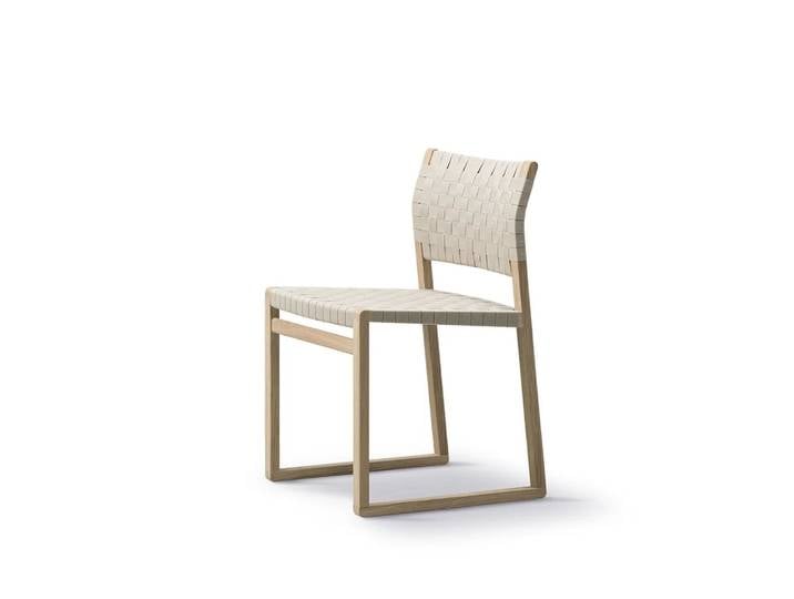 Fredericia Furniture BM61 Stuhl Geflecht natur-öliertes Eichenstativ