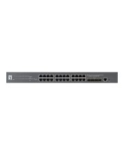 LevelOne Switch 28x GE 4xGSFP 400W 24xPoE (GTP-2871)