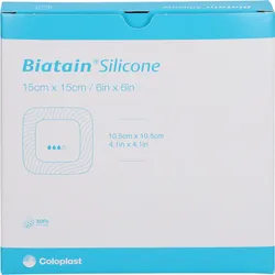 Biatain Silicone Schaumverband 15x15 cm 5 ST