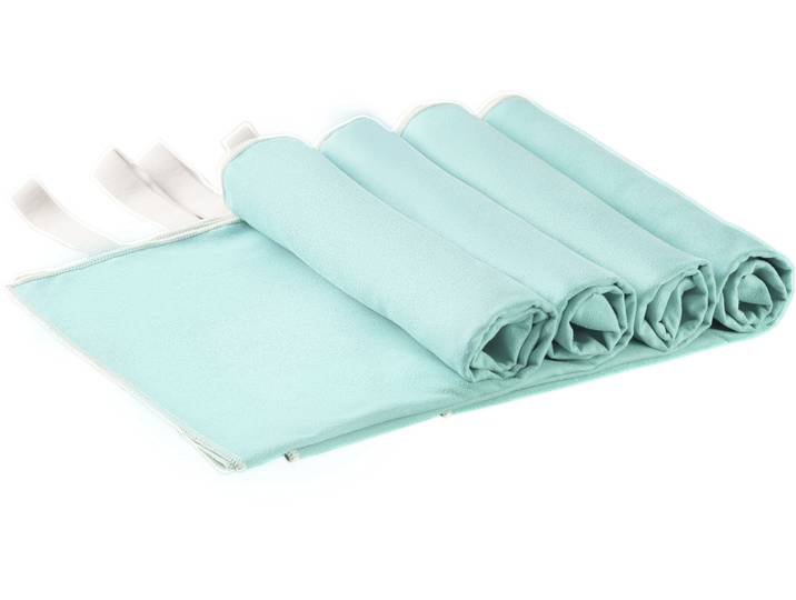 Handtücher OTTO HOME Leoa, diverse Größen, Sporthandtuch, Reisehandtuch, Strandtuch , türkis, B:100cm L:50cm, Microfaser, Obermaterial: 88% Polyester, 12% Polyamid, Handtücher, Handtücher, sehr leicht, kompakt, schnelltrocknend, Mikrofaser mit Kontrastnaht