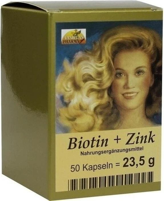 Biotin Plus Zink Haarkapseln 50 St Kapseln