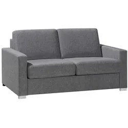 Schlafsofa Cleo Stoff Grau 130 cm