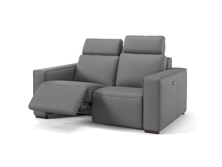 Leder Sofa BERGAMO Relax Couch 2-Sitzer Garnitur