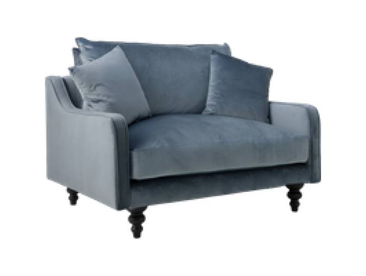 Fauteuil velours Orso XL
