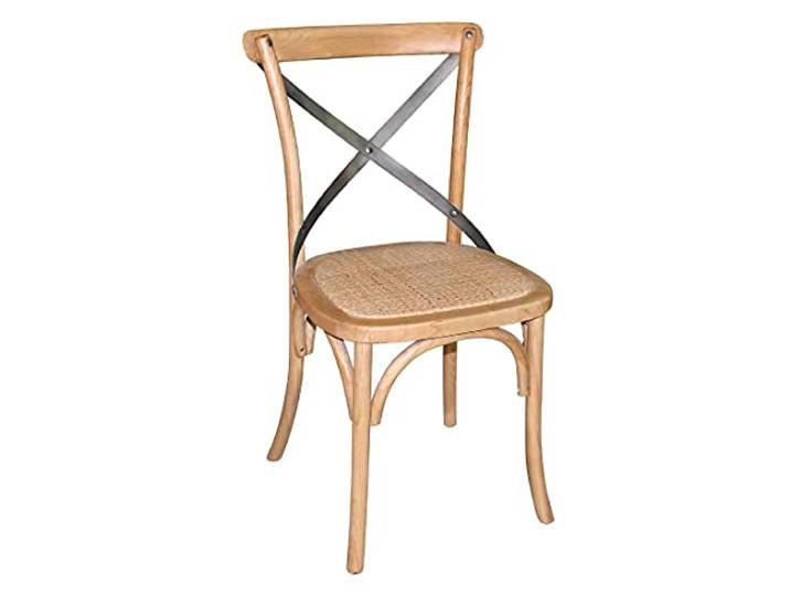 Bolero gg656 Holz Esszimmer Stühle Mit Rückenlehne, natur (2 Stück)