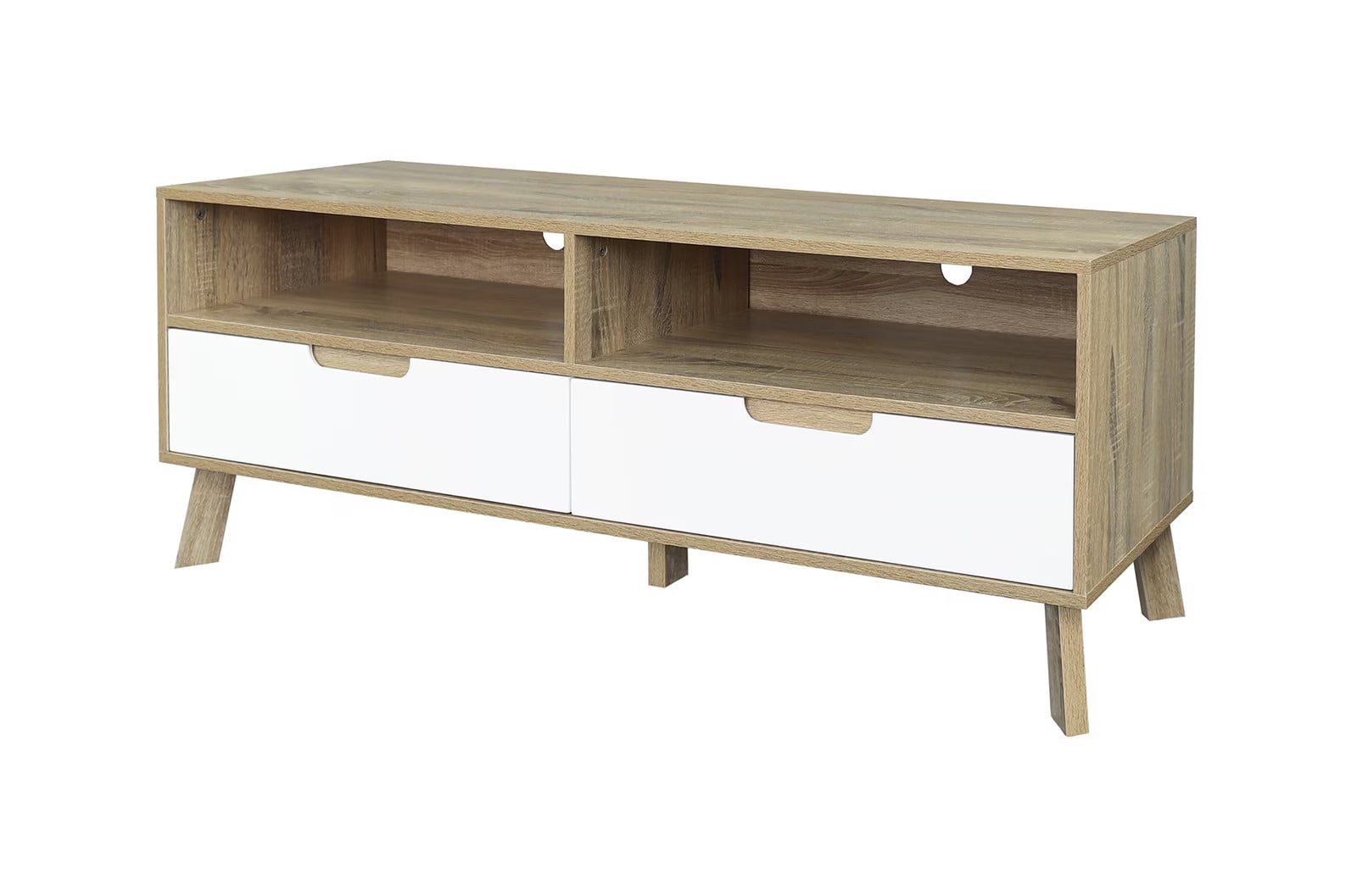 Artistiq Living TV-meubel Gonzalo Scandinavisch Design - Wit/Beige - B: 140 cm, D: 40 cm, H: 52 cm