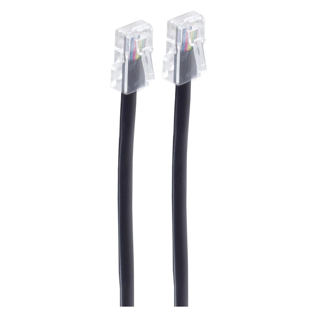 Shiverpeaks -BASIC-S---BASIC-S--Modular-Kabel, Western-Stecker 8/8 auf Western-Stecker 8/8, 15m (UTP, 15 m) (BS70095-8/8)