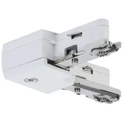 Paulmann Zubehör für 1-Phasen-Schienensystem URAIL - L-Verbinder, starr, 230V, weiß PAUL-97649
