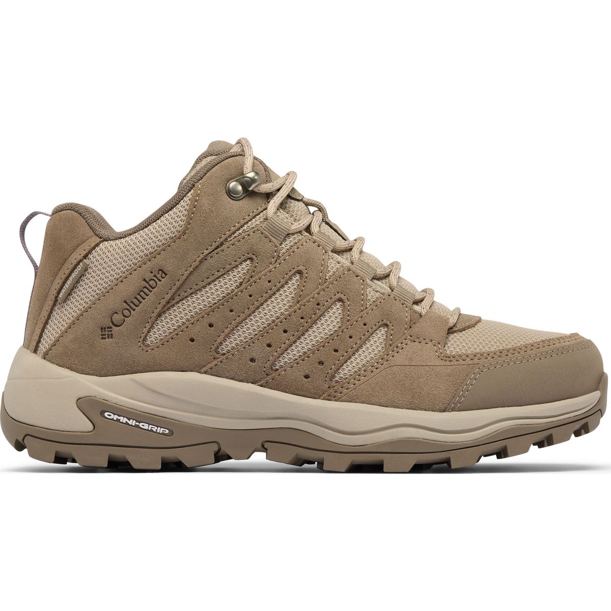 Columbia Women's Redmond IV Mid Waterproof Walking Shoe wet sand, granite purple (252) 9 212875-2128751-252-9