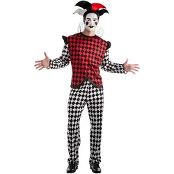 Boland Kostüm Harlekin Horror Clown (L, M)