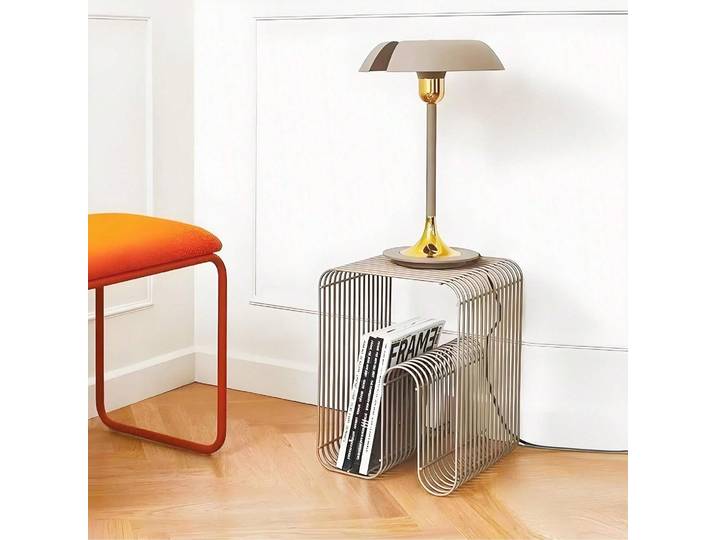 Support de rangement polyvalent pour Magazines et journaux, décoration de bureau à domicile, présentoir en acier inoxydable, bibliothèque de Table d'appoint de canapé