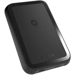 Zens Magnetische powerbank met standaard - Geschikt voor MagSafe en Qi2 - 4.000 mAh - Zwart (4000 mAh, 20 W, 14.80 Wh), Powerbank, Schwarz