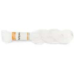buttinette Perlgarn, weiß, 25g-Strang