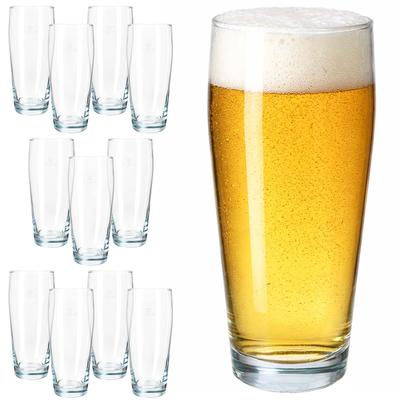 12x Willibecher 0,5 L geeicht Bierglas Trinkglas Cocktails Klarglas Softdrinks